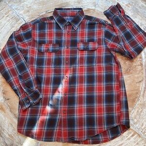 Flannel Shirt in Plaid by FADED GLORY, Size 42/44